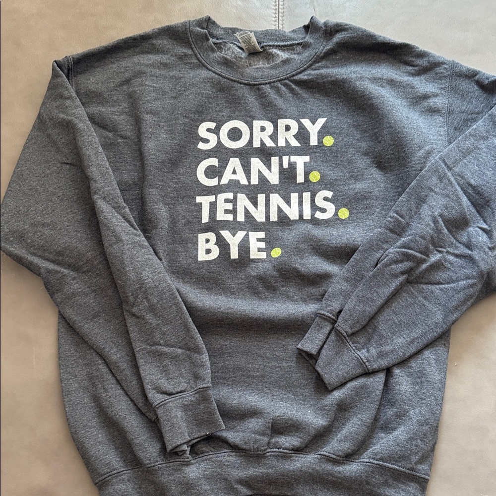 Gildan Gray Graphic Crewneck Sweater
